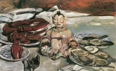 Nature morte avec pagodes - Lovis Corinth